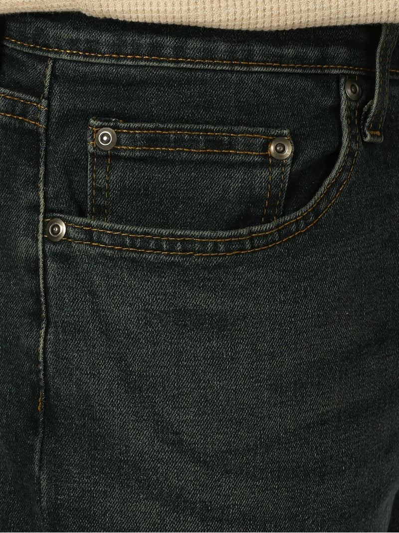 George Men's Bootcut Jeans, Slim Fit, Low Rise, Stretch