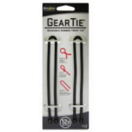 12 Black Gear Tie Strong Bendable Wire Interior Sy Rubbe 2pk 12 Black Gear Tie Strong Bendable Wire Interior Sy Rubbe 2pk