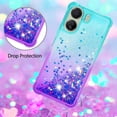 thumbnail image 4 of Funda para Xiaomi Redmi 13C 4G Transparente con Brillos Carcasa Protectora Antigolpes con Glitter Brillante, 4 of 5