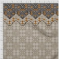 thumbnail image 3 of Soimoi Cotton Voile Fabric Floral & Moroccan Damask Panel Printed Craft Fabric by The Yard 56 Inch Wide, 3 of 3