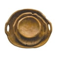 thumbnail image 4 of Creative Co-Op Teak Wood Bowls with Handles, Set of 3 (Each One Will Vary), 4 of 6