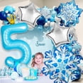thumbnail image 4 of Set de globos Florisland Frozen 40" Elsa 4 copo de nieve, 4 of 6