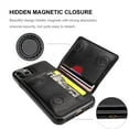 thumbnail image 7 of REQO iPhone 11 Pro Max Wallet Case Credit Card Holder, Premium Leather Kickstand Durable Shockproof Protective Cover iPhone 11 Pro Max 6.5 Inch(Black), 7 of 7