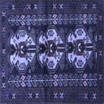 thumbnail image 1 of Ahgly Company Indoor Square Persian Blue Traditional Area Rugs, 6' Square, 1 of 4