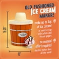 thumbnail image 3 of Nostalgia Fabricante de Helados de Colección Vintage 4 qt, Aluminio / Plástico, 3 of 5