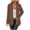 Brown, variant on Business Casual Tops for Women Long Sleeve Open Front Cardigan Lightweight Loose Breathable Work Outwear