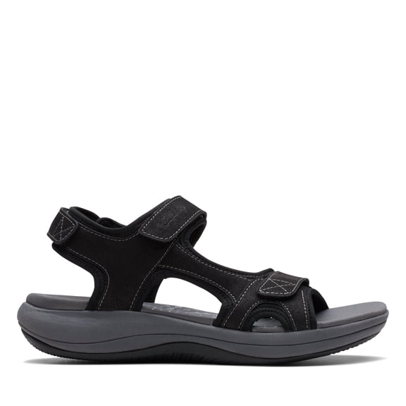 Clarks Mira Bay Textile - Womens Open Toe Flat Sandal