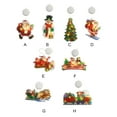 thumbnail image 4 of Bearachild Luz de ventana de Navidad a prueba de agua, decoración colgante de Navidad, funciona con pilas, para interiores y exteriores, lámpara Kits de decoración para fiestas tipo 4, 4 of 6