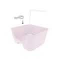 thumbnail image 1 of Bañera automática para periquitos con percha, bomba de ducha para pájaros de interior, USB, fácil de usar Rosa, 1 of 9