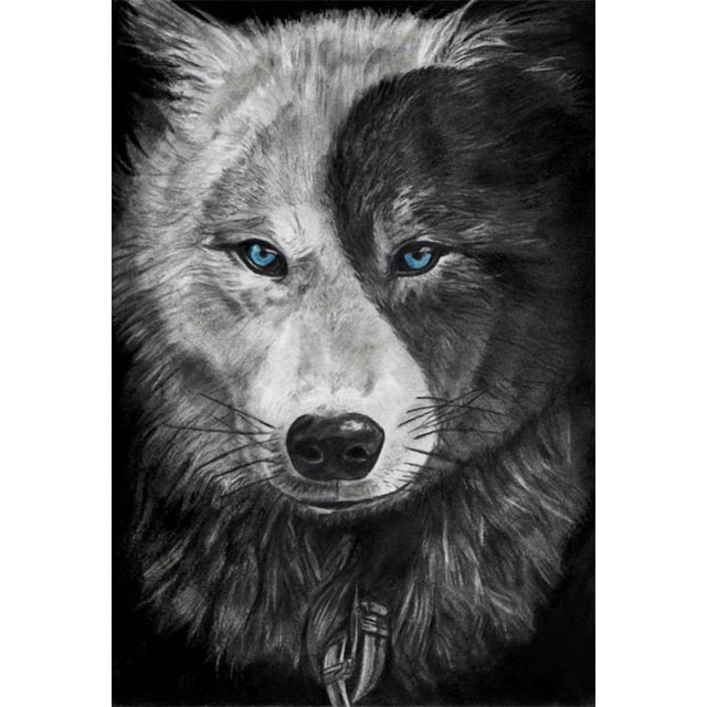 Cuadros Decorativos (DF3695) 5D DIY Taladro Completo Pintura Diamante Lobo Punto de Cruz Kits de Mosaico (W599) 45x60cm Ndcxsfigh Nuevos Originales