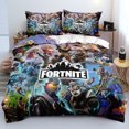 thumbnail image 1 of siniker Bedding Set Kids Quilt Cover 3D Cartoon Bedspread Cover with Pillowcase and Zipper Closure, 1 of 2