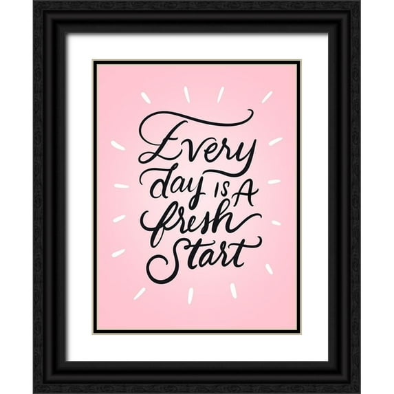 Batista, Dee 12x14 Black Ornate Wood Framed with Double Matting Museum Art Print Titled - Fresh