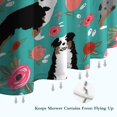 thumbnail image 6 of Australian Shepherd Dog and Flower Shower Curtain 72"x72" ,Bathroom Decorative Shower Curtains Set with 12 Hooks,Modern Waterproof Washable Shower Curtain, 6 of 6
