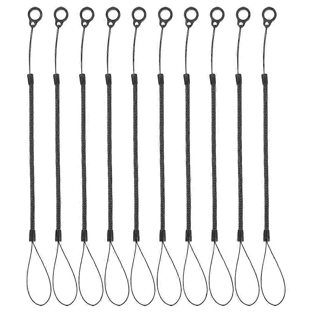 10Pcs Stylus Pen Tether Stylus Hanging Ropes Anti-lost Pen Rope Tether for Stylus Pen22.50X1.30X0.50CMBlack