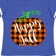 thumbnail image 4 of Inktastic Happy Fall Plaid Pumpkin Boys or Girls Toddler T-Shirt, 4 of 5