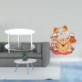 thumbnail image 2 of Mesa auxiliar redonda de acrílico,Mesa auxiliar redonda de acrílico,mesita de noche.,Mesa auxiliar redonda pequeña de acrílico transparente para bebidas,Reloj de pared,Reloj de pared, 2 of 8
