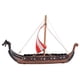 thumbnail image 1 of Bewildely Decoración de barco retro con Dragón Barco Quemador de incienso Decoración interior Sala de estar Artesanía Incienso Stick Holder Artesanía Bewildely HA019414-00, 1 of 1