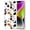 Pumpkin Cat, variant on Cute Halloween Phone Case for iPhone 16 Pro Max Case 6.9", Aesthetic Ghost Pumpkin Candy Pattern Print Design Clear Cover Soft Slim Four Corners Shockproof Protective Funda for Women Girls