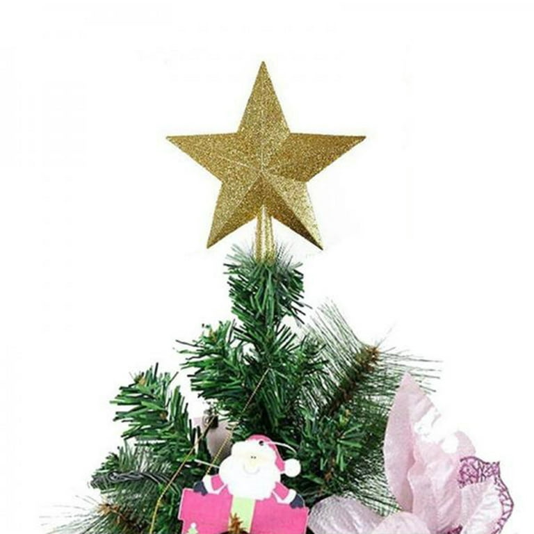 Christmas Tree with Tree Topper Straw Topper Mold - PolyGlitter
