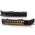 thumbnail image 2 of Spec D Tuning 2LB-S1098JMLED-RS LED Turn Bumper Lights for 1998-2004 Chevy S10, Black, 2 of 4
