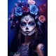 thumbnail image 1 of Pintura de diamantes 5D de Calavera, mujer, flor, regalo de Halloween, bordado de diamantes completo, imágenes de mosaico de diamantes de imitación, decoración del hogar, artes, 1 of 4