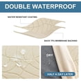 thumbnail image 5 of 6 PCS Waterproof Chair Covers for Dining Room,Stretch Jacquard Dining Chair Slipcovers, 5 of 7
