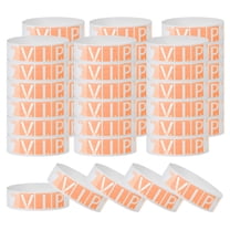 Uxcell VIP Wristbands for Events, Neon Party Bands, Waterproof Concert Identification Bands Fluorescent Orange