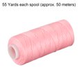 thumbnail image 2 of Unique Bargains Pink Polyester Waxed Thread, 55 Yards 150D/1mm, 2 of 6