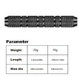 thumbnail image 3 of 3Pcs Soft and Steel Tip Darts Barrels 16g/20g Metal Darts Barrels ProfessionElectronic Darts Barrels Darts Part Enduring, 3 of 8