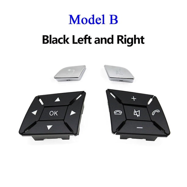 Lhd Rhd Car Steering Wheel Cover Control Switch Multi-function Button For Mercedes Benz C E Glk Class W204 X204 W212 W218 W156