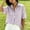 Light Purple, variant on Morttic Women's Half Button Lapel Collar Striped T-Shirt – Short Sleeve Breathable Pullover, Spring Summer Casual Top Red，S