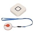 thumbnail image 3 of Buscapersonas Inalámbrico Para Cuidadores Botón De Llamada Campana De Llamada De Alerta Médica Para Personas Mayores Pacientes Ancianos En Casa - 2 Transmisores, 3 of 7
