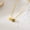 Soccer gold, variant on Sports Heart Necklace for Women, Plated Copper Ball Pendant Necklace with 16+3 Inch Chain, Basketball Soccer Volleyball Softball Jewelry Gift