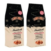 Bailey's Hazelnut Irish Cream, Flavored Ground Coffee, 2 bags (10 oz each)