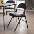 thumbnail image 2 of Sudden Comfort Steel Indoor Folding Chair, Sand Tan (Set of 4), 2 of 5