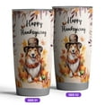 thumbnail image 2 of Happy Thanksgiving Collie Welcome Thankful Fall Autumn Pumpkin 20oz Stainless Steel Tumbler Insulated Cup with Lid Collie Dog Lover Gifts Idea - 02021, 2 of 5