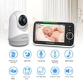 thumbnail image 2 of Monitor HelloBaby con cámara y audio, pantalla de 5'' con transmisión de video de 16 horas, cámara remota con zoom panorámico, conversación bidireccional, modo VOX, visión nocturna automática, alcance, 2 of 5