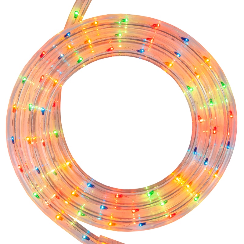 18 ft. Multi Color Rope Light Kit, 216 Incandescent Lights, Readyto