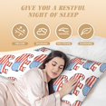 thumbnail image 3 of Body Pillow Cover - Soft Body Pillow Pillowcase, Elephant Breathable Long Body Pillow Case Cover with Invisible Zipper 20x60in, 3 of 5