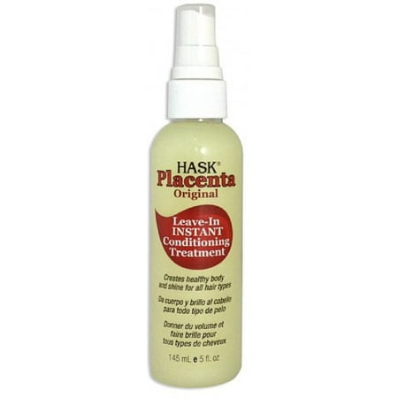 2 Pack - Hask Placenta No-Rinse Instant Hair Repair Treatment, 5