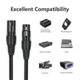 thumbnail image 3 of Cable Divisor En Forma De Y, Cable XLR Macho A Hembra Dual 30 Cm Doble Blindaje Menos Interferencia Conector De 3 Pines Para Mezcladores Cámaras Altavoces, 3 of 7