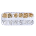 thumbnail image 1 of Soidarity Mujeres Nail Art Studs Niñas Manicura Artesanía Decoración Salón de moda Uña Belleza Decorativa 12 Rejillas Metal con caja Juegos de manicura tipo 4 Soidarity CE014324-04, 1 of 6