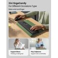 thumbnail image 4 of Wrist Rest for Keyboard and Mouse Computer Ergonomic Wrist Support Pad Soft Memory Foam Arm Cushion for Desk Palm Hand Office Laptop Typing(Olive ), 4 of 7