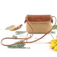 thumbnail image 3 of Bolsos de hombro tejidos a mano para mujer bandolera pequeña con estilo informal de viaje a la moda, 3 of 8