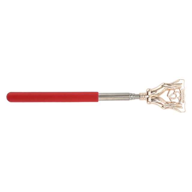 Ganga Única 1 Pc Rascaespaldas en Forma de Corazón para Baño, Viaje, Hotel, Acero Inoxidable Rojo