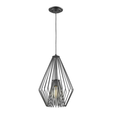 

Z-Lite Quintus 12.25 Mini Pendant in Matte Black