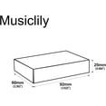 thumbnail image 2 of Boîte de Rangement en Plastique Transparent pour Guitare Électrique Acoustique (Lot de 2), 2 of 5