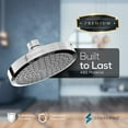 thumbnail image 5 of SparkPod Rain Shower Head with Adjustable Extension Arm 11" - High Pressure, Easy Install (6" inch Shower head, Chrome), 5 of 9