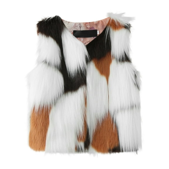 Shadoumai Back To School Outfits For Girls Girls Winter Coat Vest Warm Outwear Toddler Children Jacket Soft Comfortable Lightweight Windproof Cold Weather Apparel