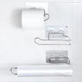 5Pc Paper Towel Holder, No Drill Adhesive Wall Mount, Stainless Steel ...